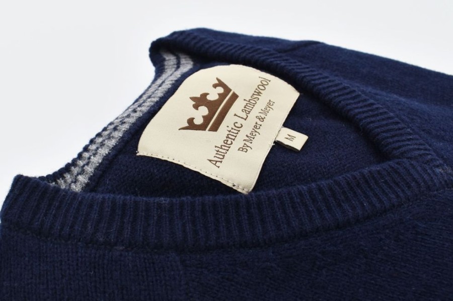 Kleding Meyer & Meyer V Hals Uni | V-Hals Lamswol Navy